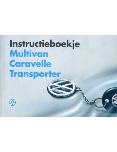 1996 VOLKSWAGEN CARAVELLE TRANSPOTER INSTRUCTIEBOEKJE NEDERLANDS