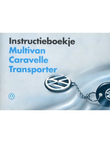 1996 VOLKSWAGEN CARAVELLE TRANSPOTER INSTRUCTIEBOEKJE NEDERLANDS