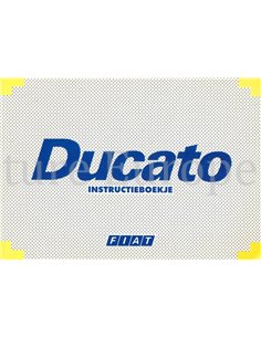 2001 FIAT DUCATO OWNERS MANUAL DUTCH