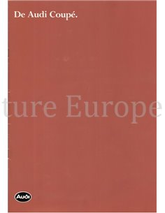 1983 AUDI COUPE BROCHURE DUTCH