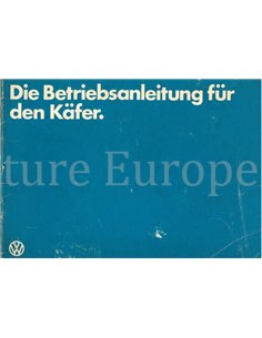 1982 VOLKSWAGEN BEETLE OWNERS MANUAL GERMAN