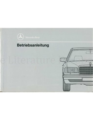 1989 MERCEDES BENZ S KLASSE BETRIEBSANLEITUNG DEUTSCH