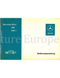 1974 MERCEDES BENZ E KLASSE BETRIEBSANLEITUNG DEUTSCH