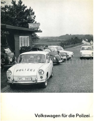 1964 VOLKSWAGEN POLIZEI BROCHURE DUITS