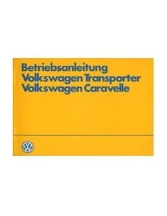 1984 VOLKSWAGEN CARAVELLE TRANSPORTER INSTRUCTIEBOEKJE DUITS