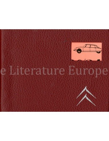 1970 CITROEN DS20 DS21 INSTRUCTIEBOEKJE NEDERLANDS