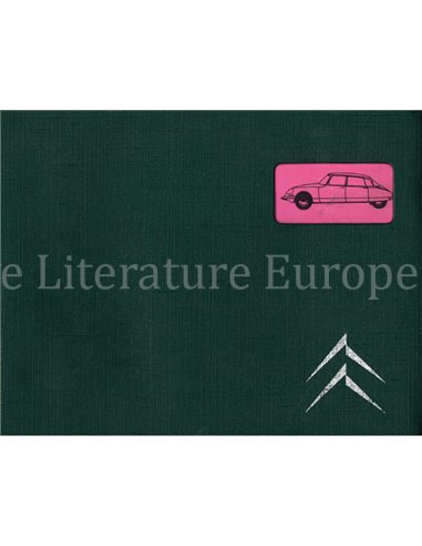 1970 CITROEN DS20 DS21 BETRIEBSANLEITUNG NIEDERLÄNDISCH