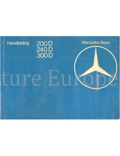 1981 MERCEDES BENZ E CLASS OWNERS MANUAL DUTCH