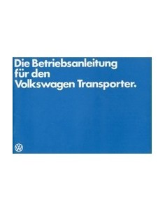 1982 VOLKSWAGEN TRANSPORTER INSTRUCTIEBOEKJE DUITS