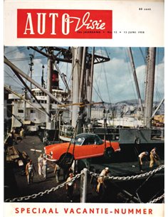 1958 AUTOVISIE MAGAZIN 12 NIEDERLÄNDISCH