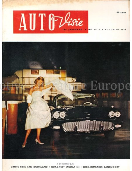 1958 AUTOVISIE MAGAZINE 16 NEDERLANDS