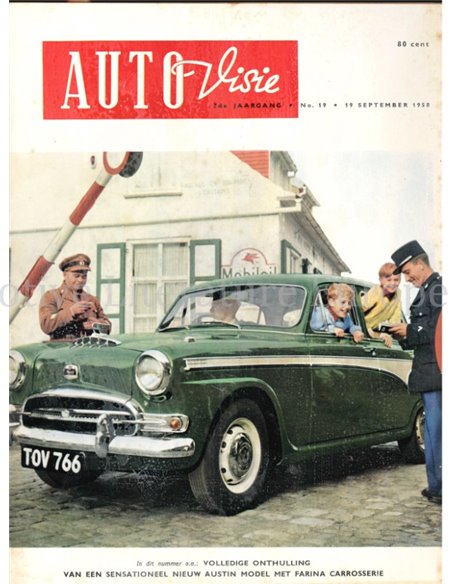 1958 AUTOVISIE MAGAZINE 19 NEDERLANDS