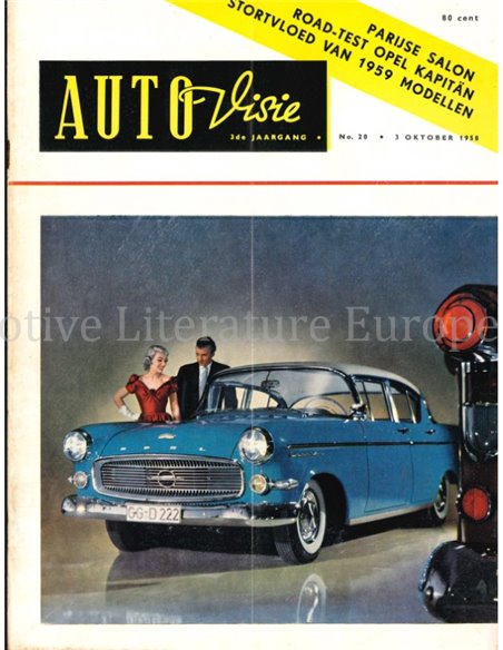 1958 AUTOVISIE MAGAZIN 20 NIEDERLÄNDISCH