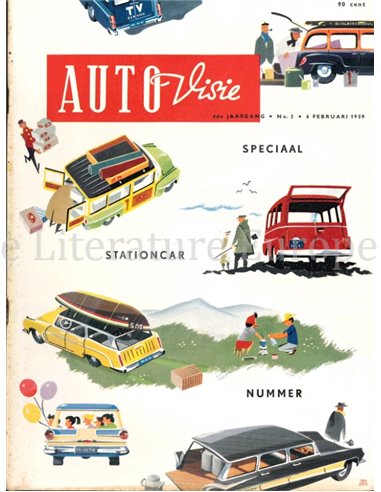 1959 AUTOVISIE MAGAZINE 3 NEDERLANDS