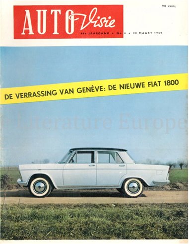 1959 AUTOVISIE MAGAZIN 6 NIEDERLÄNDISCH