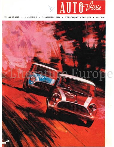 1964 AUTOVISIE MAGAZIN 1 NIEDERLÄNDISCH