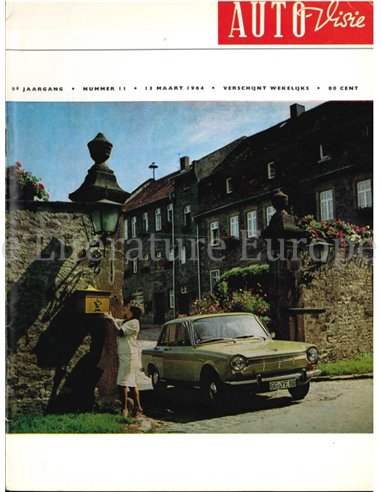 1964 AUTOVISIE MAGAZINE 11 NEDERLANDS