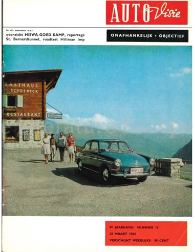 1964 AUTOVISIE MAGAZIN 12 NIEDERLÄNDISCH