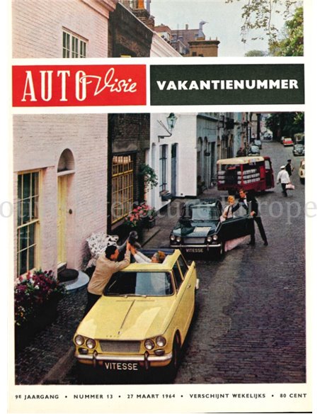 1964 AUTOVISIE MAGAZINE 13 NEDERLANDS