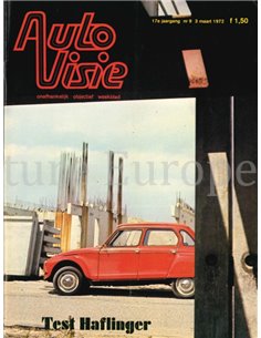 1972 AUTOVISIE MAGAZINE 9 DUTCH