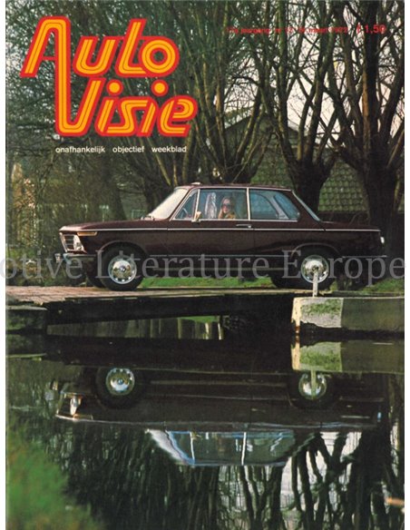 1972 AUTOVISIE MAGAZINE 12 DUTCH