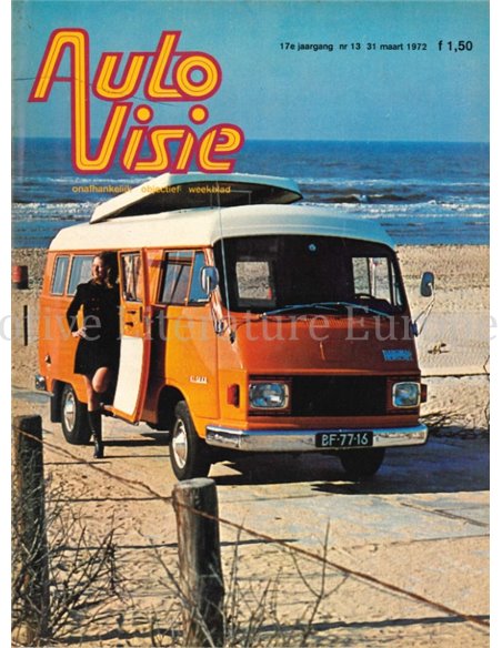 1972 AUTOVISIE MAGAZINE 13 NEDERLANDS