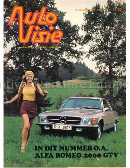 1972 AUTOVISIE MAGAZINE 14 DUTCH
