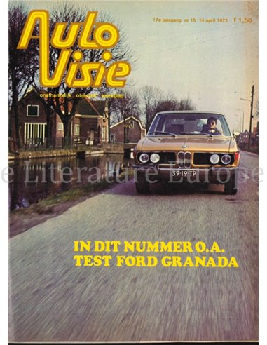 1972 AUTOVISIE MAGAZIN 15 NIEDERLÄNDISCH