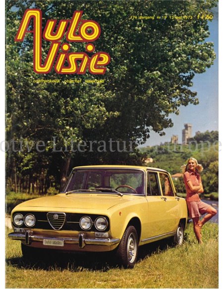 1972 AUTOVISIE MAGAZIN 19 NIEDERLÄNDISCH