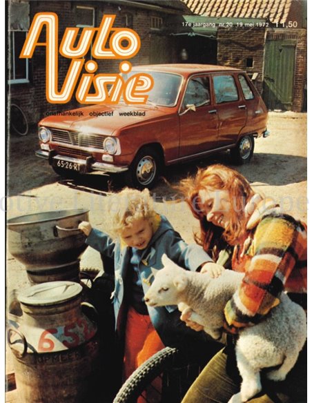 1972 AUTOVISIE MAGAZIN 20 NIEDERLÄNDISCH