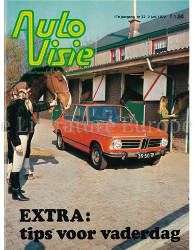 1972 AUTOVISIE MAGAZINE 22 NEDERLANDS