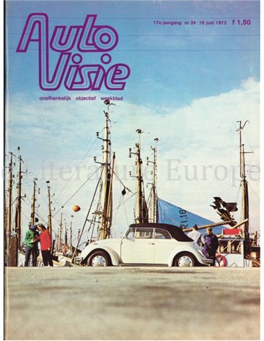 1972 AUTOVISIE MAGAZIN 24 NIEDERLÄNDISCH