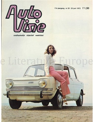 1972 AUTOVISIE MAGAZIN 25 NIEDERLÄNDISCH