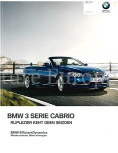 2011 BMW 3 SERIES CONVERTIBLE BROCHURE DUTCH