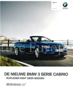 2010 BMW 3 SERIE CABRIOLET BROCHURE NEDERLANDS