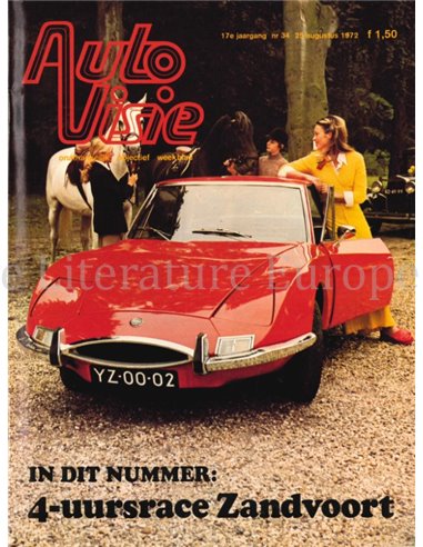 1972 AUTOVISIE MAGAZINE 34 NEDERLANDS