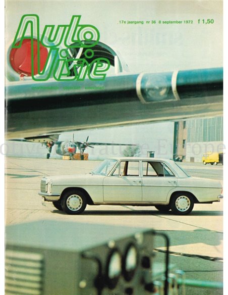 1972 AUTOVISIE MAGAZINE 36 DUTCH