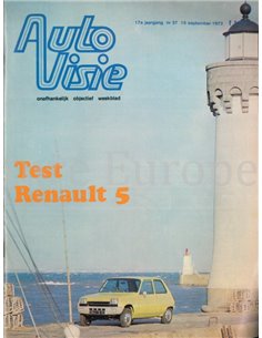 1972 AUTOVISIE MAGAZINE 37 DUTCH