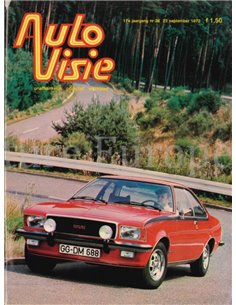 1972 AUTOVISIE MAGAZINE 38 NEDERLANDS