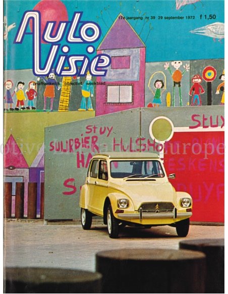 1972 AUTOVISIE MAGAZINE 39 DUTCH