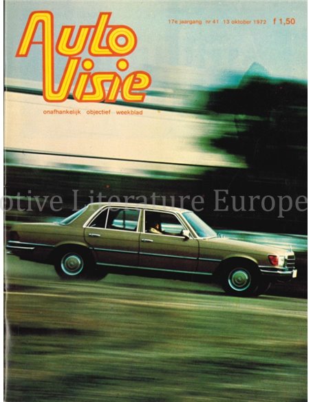 1972 AUTOVISIE MAGAZINE 41 DUTCH