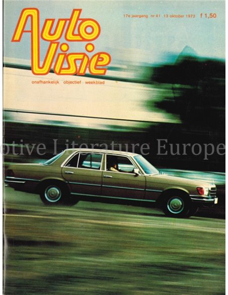 1972 AUTOVISIE MAGAZINE 41 NEDERLANDS