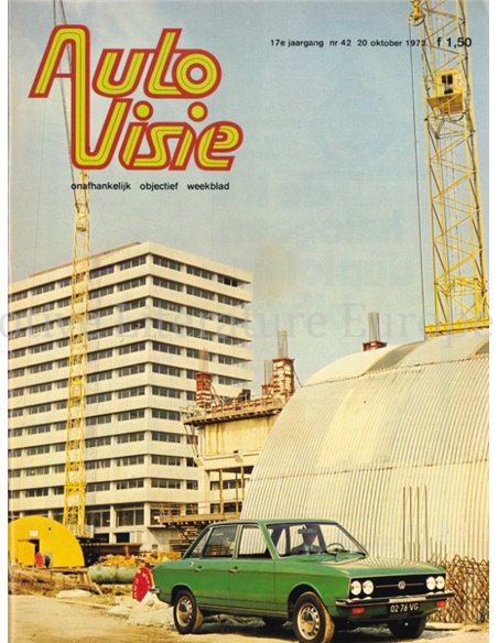 1972 AUTOVISIE MAGAZIN 42 NIEDERLÄNDISCH
