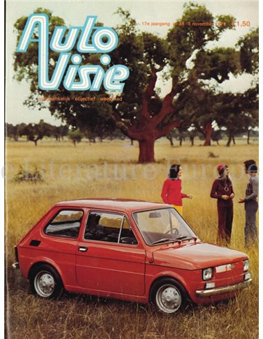 1972 AUTOVISIE MAGAZIN 44 NIEDERLÄNDISCH
