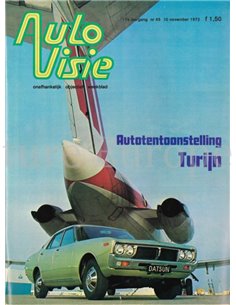 1972 AUTOVISIE MAGAZIN 45 NIEDERLÄNDISCH