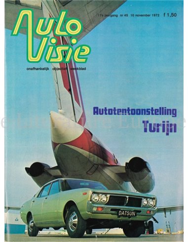 1972 AUTOVISIE MAGAZIN 45 NIEDERLÄNDISCH