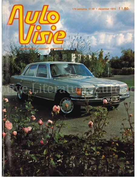1972 AUTOVISIE MAGAZINE 48 DUTCH
