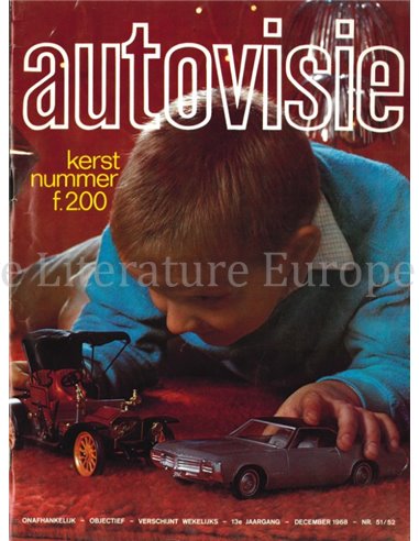 1968 AUTOVISIE MAGAZIN 51-52 NIEDERLÄNDISCH