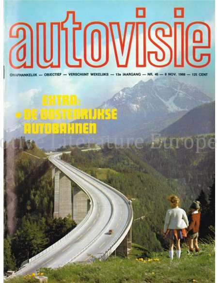 1968 AUTOVISIE MAGAZINE 45 DUTCH