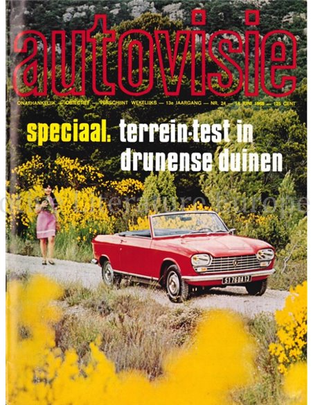 1968 AUTOVISIE MAGAZIN 24 NIEDERLÄNDISCH